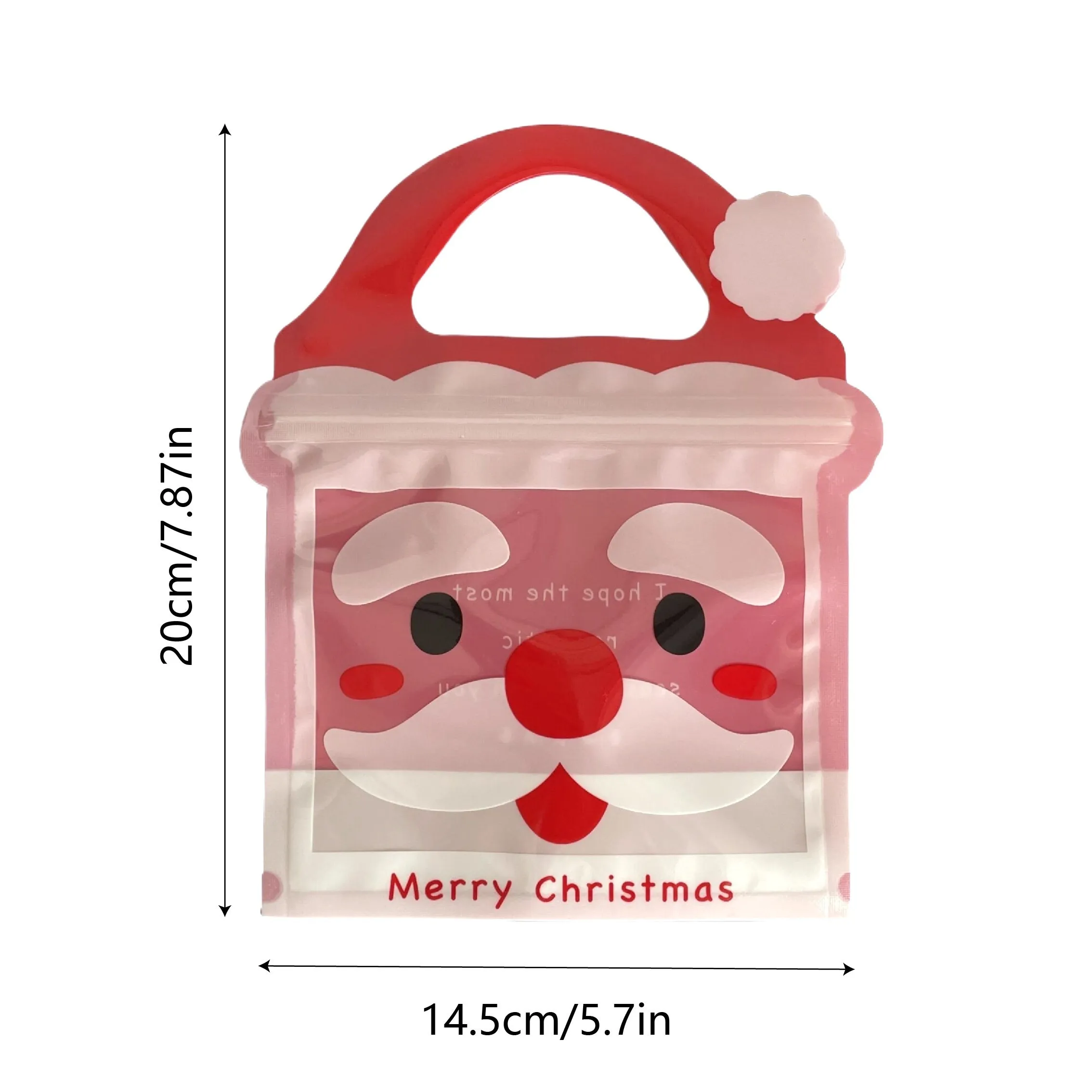 10pc Assorted Christmas Gift Bags Ideal for Birthdays Parties and Treat Packaging