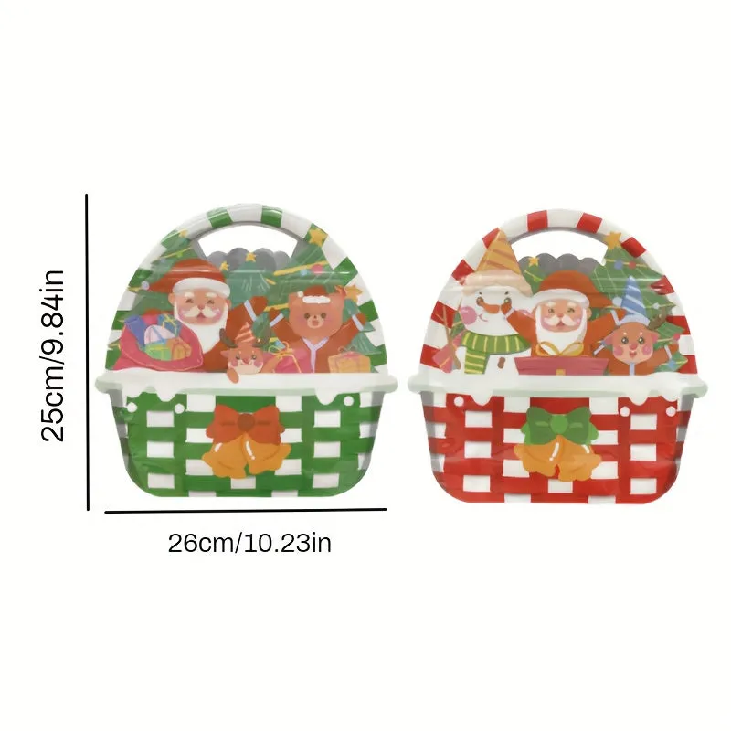 10pc Assorted Christmas Gift Bags Ideal for Birthdays Parties and Treat Packaging