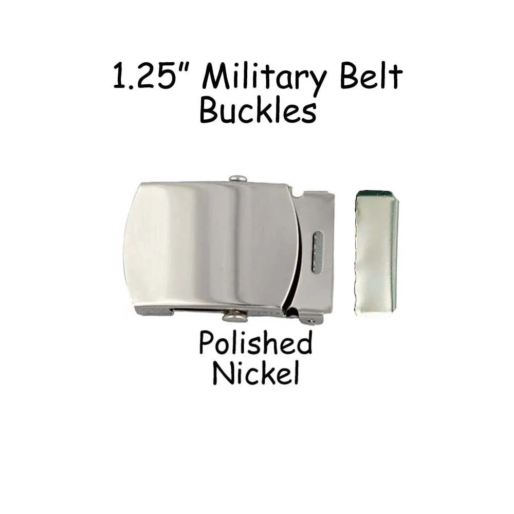 1.25" Military Belt Buckles