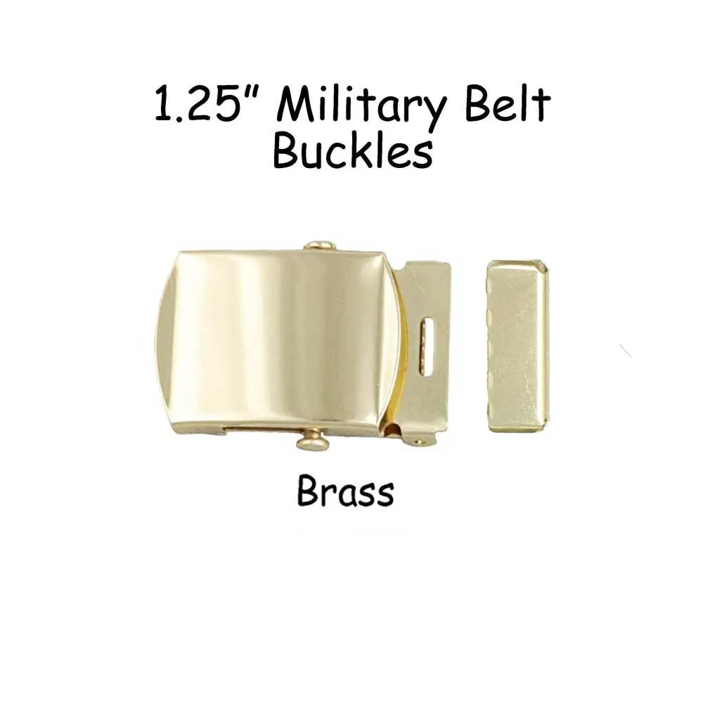 1.25" Military Belt Buckles