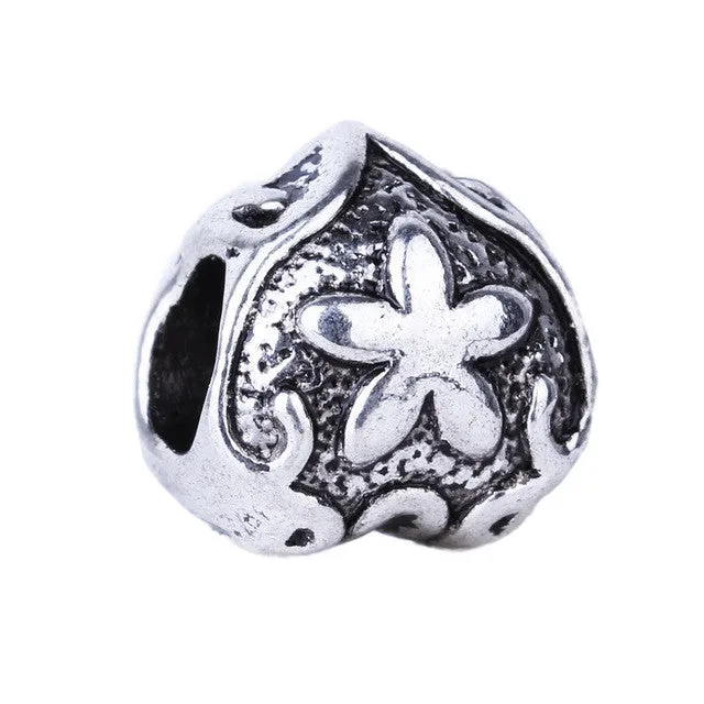 1pc Free Shipping Silver Bead Charm European Stroller Dog Bones Cat Horse's hoof Bead Fit Pandora Bracelets & Necklace