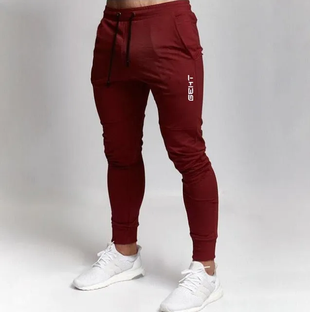 2020 Summer New Fashion Thin section Pants Men Casual Trouser Jogger Bodybuilding Fitness Sweat Time limited Sweatpants