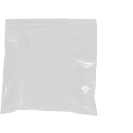 3" x 5" - 2 mil White Reclosable Poly Bags