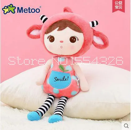 50cm New Metoo Cartoon Stuffed Animals Angela Plush Toys Sleeping Dolls for Children Toy Birthday Gifts Kids Free shipping