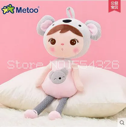 50cm New Metoo Cartoon Stuffed Animals Angela Plush Toys Sleeping Dolls for Children Toy Birthday Gifts Kids Free shipping