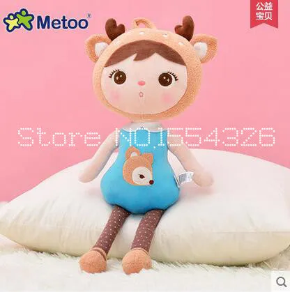 50cm New Metoo Cartoon Stuffed Animals Angela Plush Toys Sleeping Dolls for Children Toy Birthday Gifts Kids Free shipping