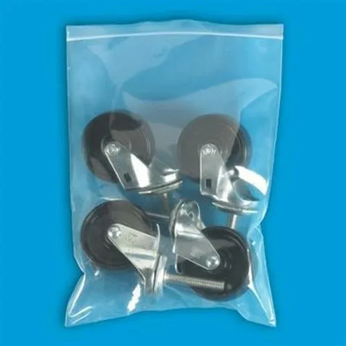 8 mil Reclosable Resealable Poly Bags - 4" x 8"