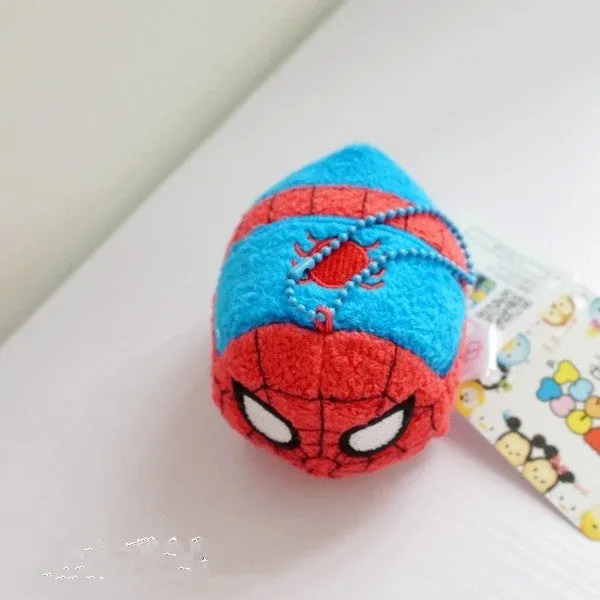 9-10CM Tsum Tsum Plush toys elf Screen Cleaner Mickey Duck Alice Elephant Stitch Mermaid Princess Spiderman woody juguetes Dolls