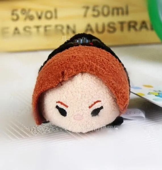 9-10CM Tsum Tsum Plush toys elf Screen Cleaner Mickey Duck Alice Elephant Stitch Mermaid Princess Spiderman woody juguetes Dolls