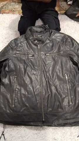 90s leather structure jackets - 12 pcs - 18/10/24