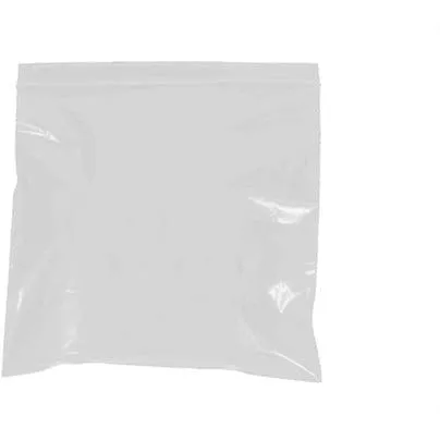 9" x 12" - 2 mil White Reclosable Poly Bags