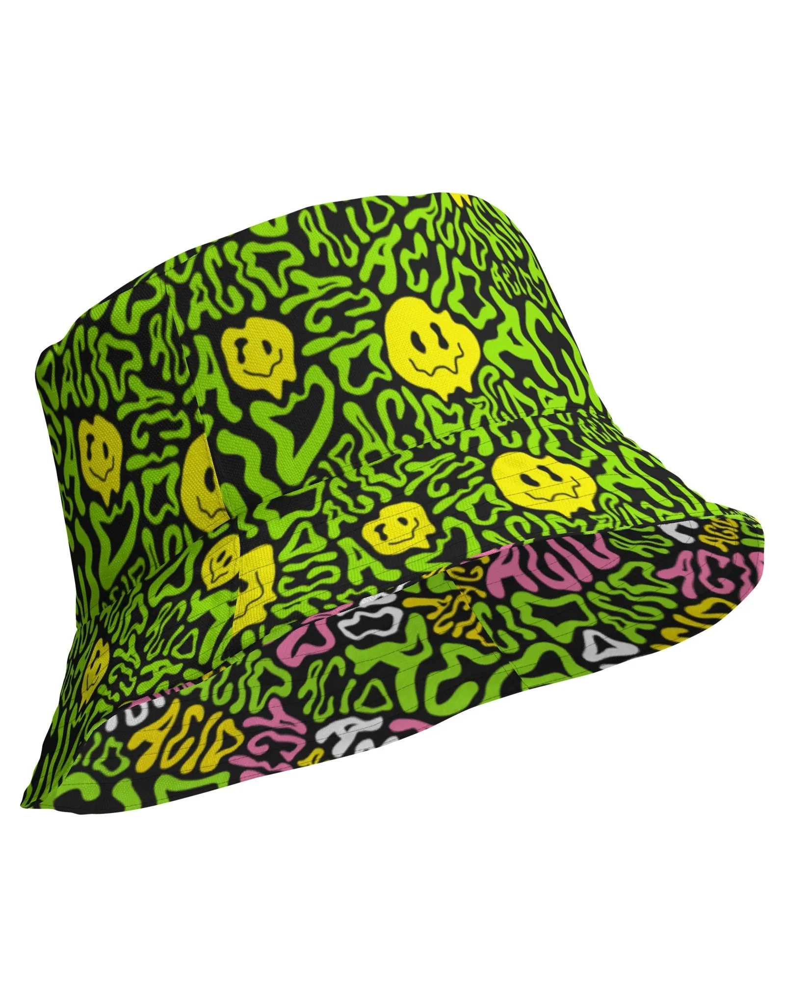 Acid Smilez / Candy Acid Reversible Bucket Hat