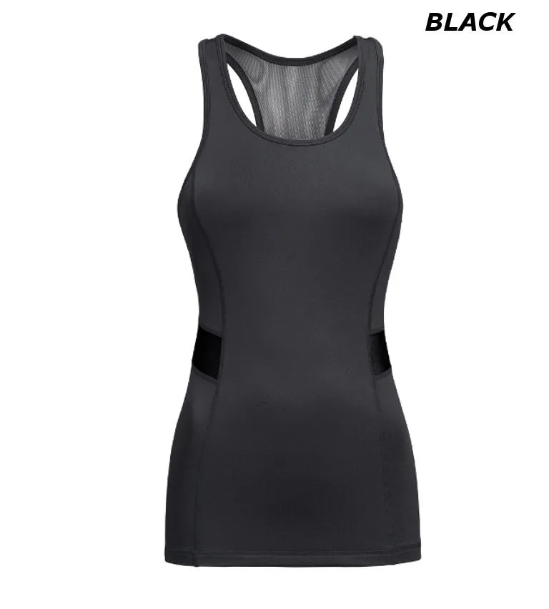 Airstretch™ Mesh Panel Racerback Tank