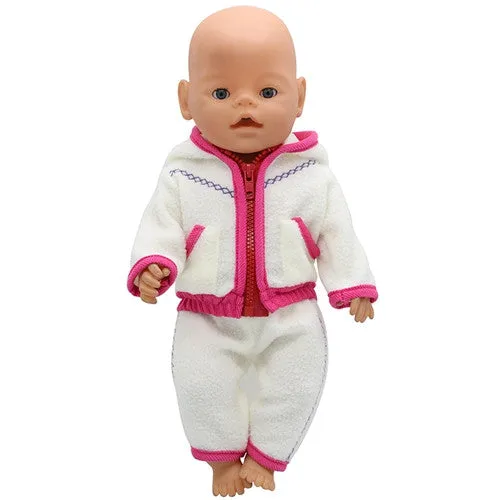 Baby Born Doll Clothes Fit 43cm Zapf Baby Born Doll Cute Jackets and Jumpers Rompers Doll Clothes Children Birthday Gifts T-6