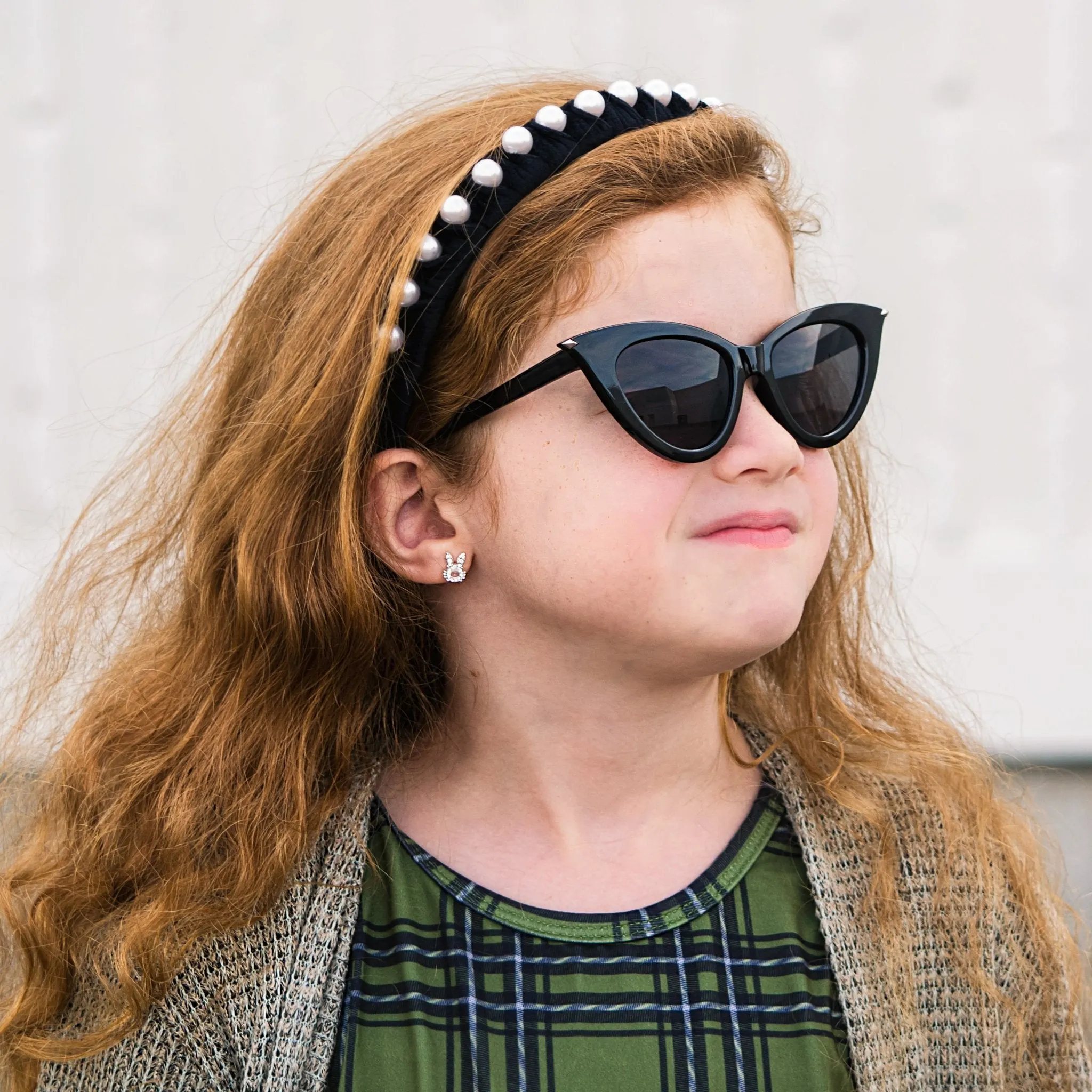 Black Velvet Wrapped Pearl Headband