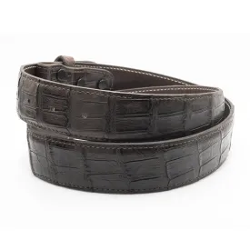 Brown Ultra Crocodile Belt Straps