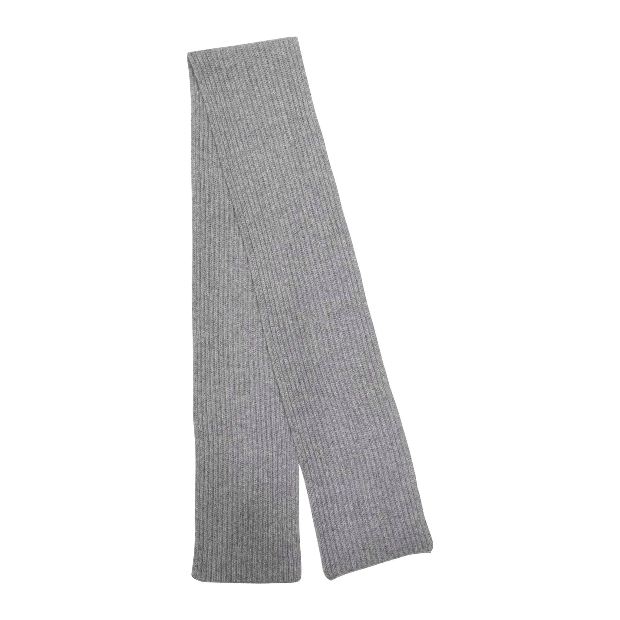 Cashmere Skinny Rib Scarf