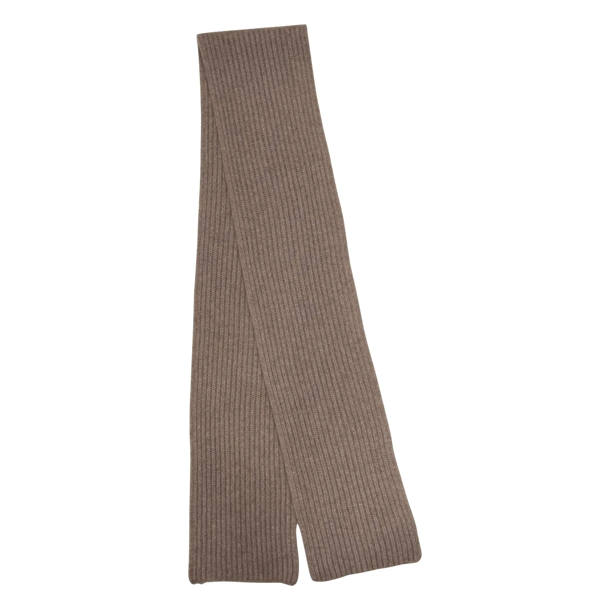 Cashmere Skinny Rib Scarf