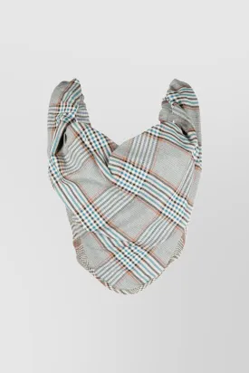 Checked multicolor sunday corset top