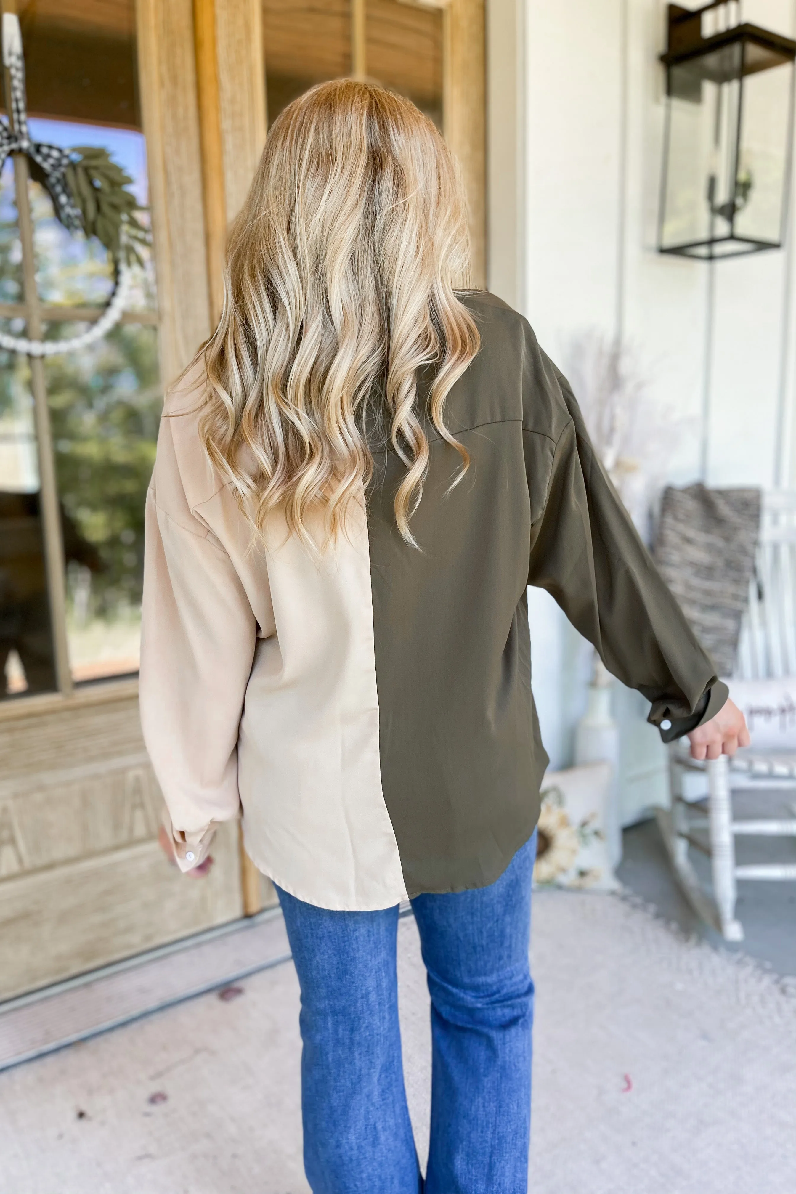 Cheyenne Easy Button Down Long Sleeve Blouse Top [S-3X] *FINAL SALE*