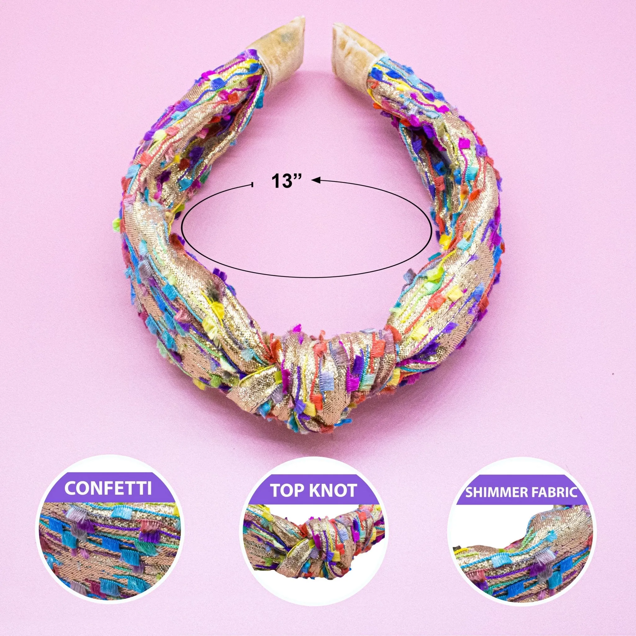 Confetti Knot Headband