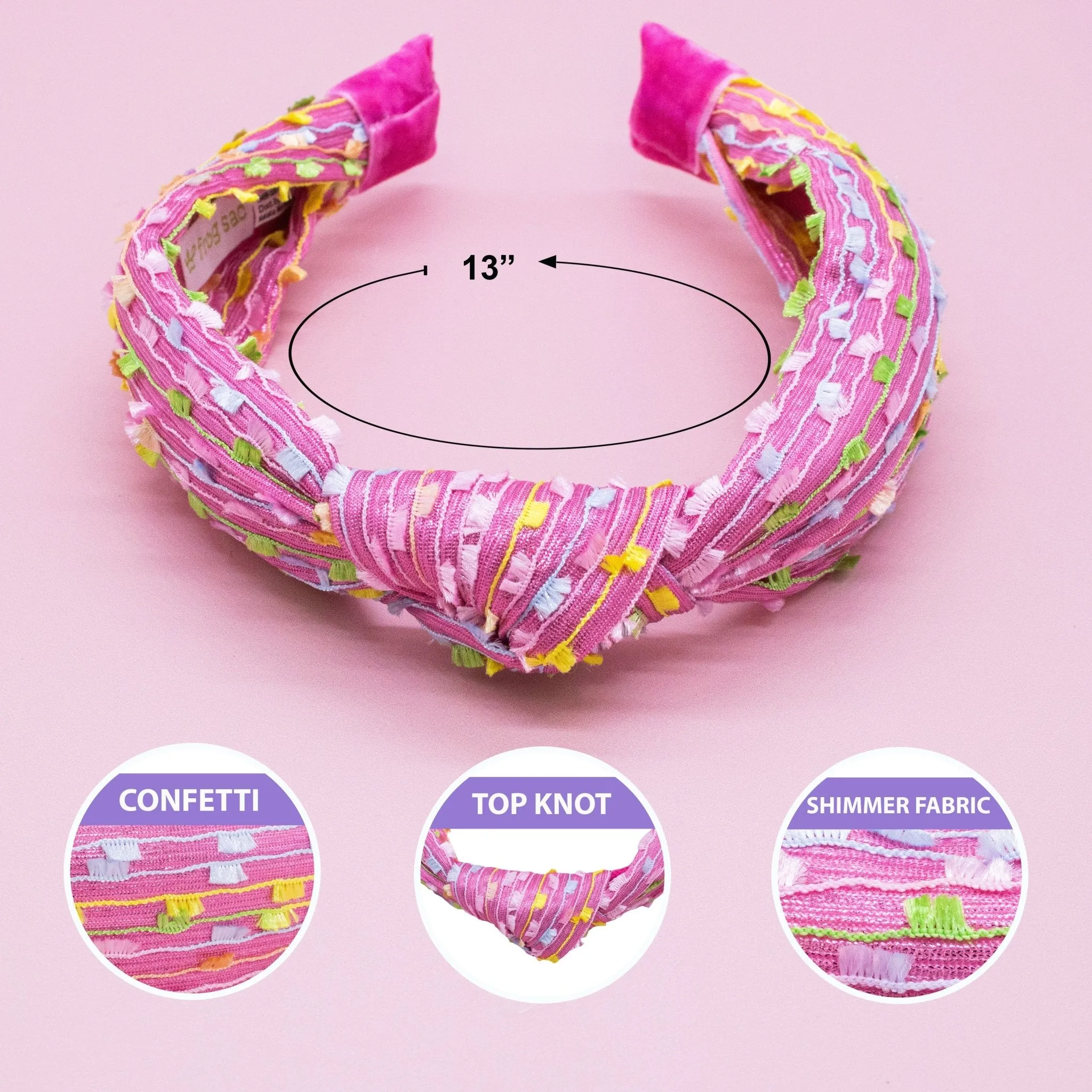 Confetti Knot Headband