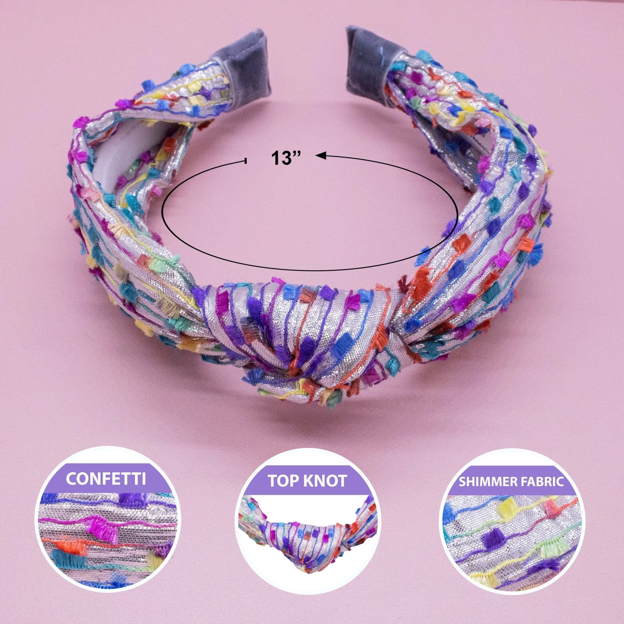 Confetti Knot Headband