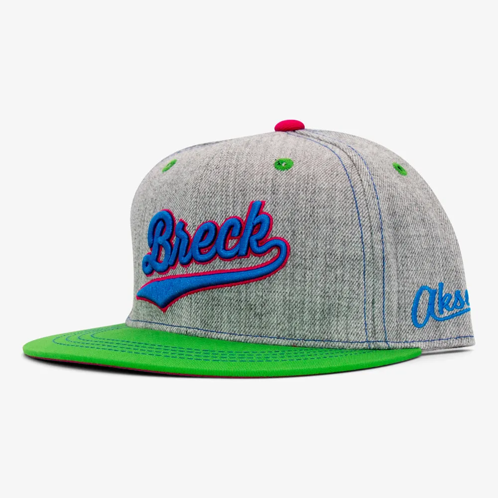 Cursive Breckenridge Snapback Hat