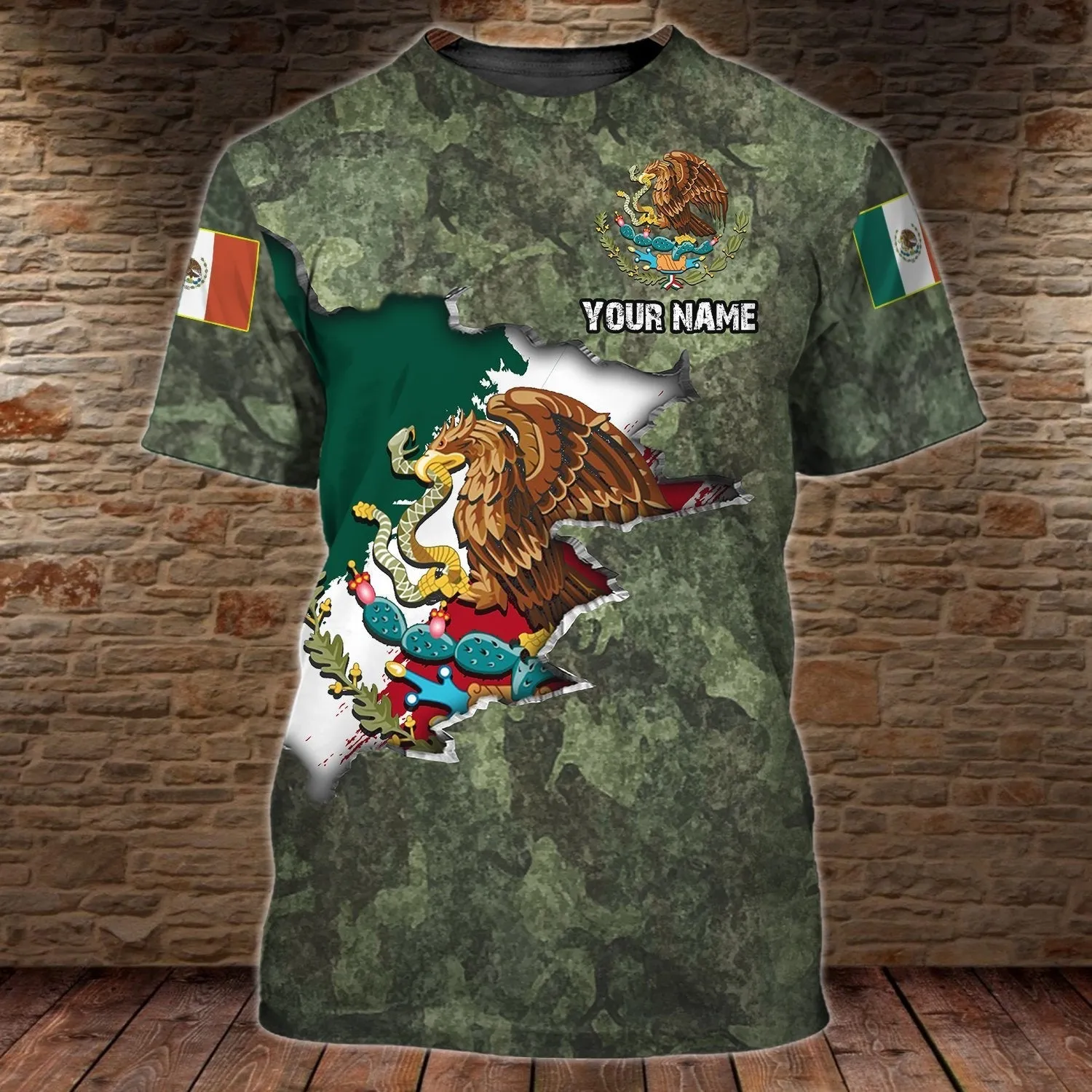 Customized 3D all over printed Mexican Shirt, Mexico T shirt, Mexican Shirts for Men and Women