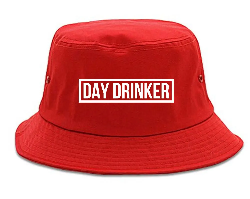 Day Drinker Box Logo Mens Bucket Hat