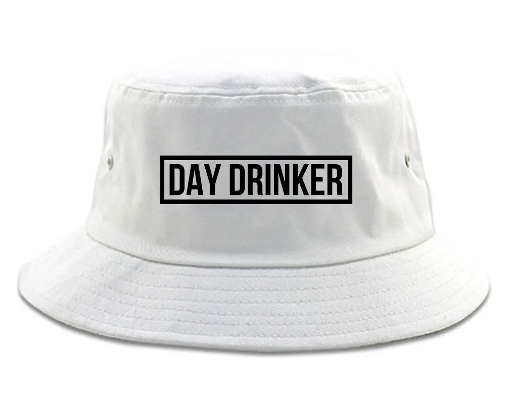 Day Drinker Box Logo Mens Bucket Hat