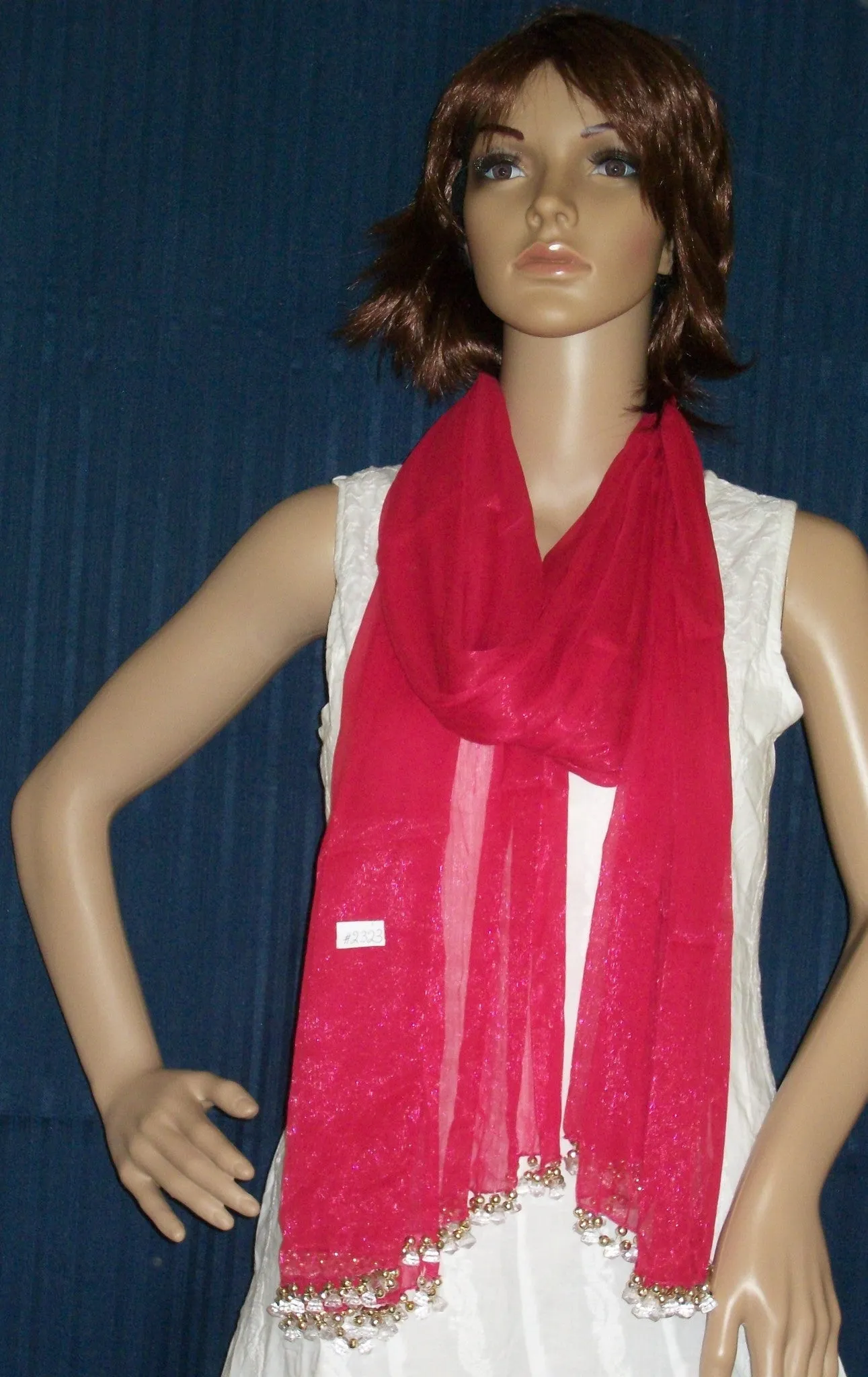 Dupatta Scarf Stole Shawl Wrap Pink