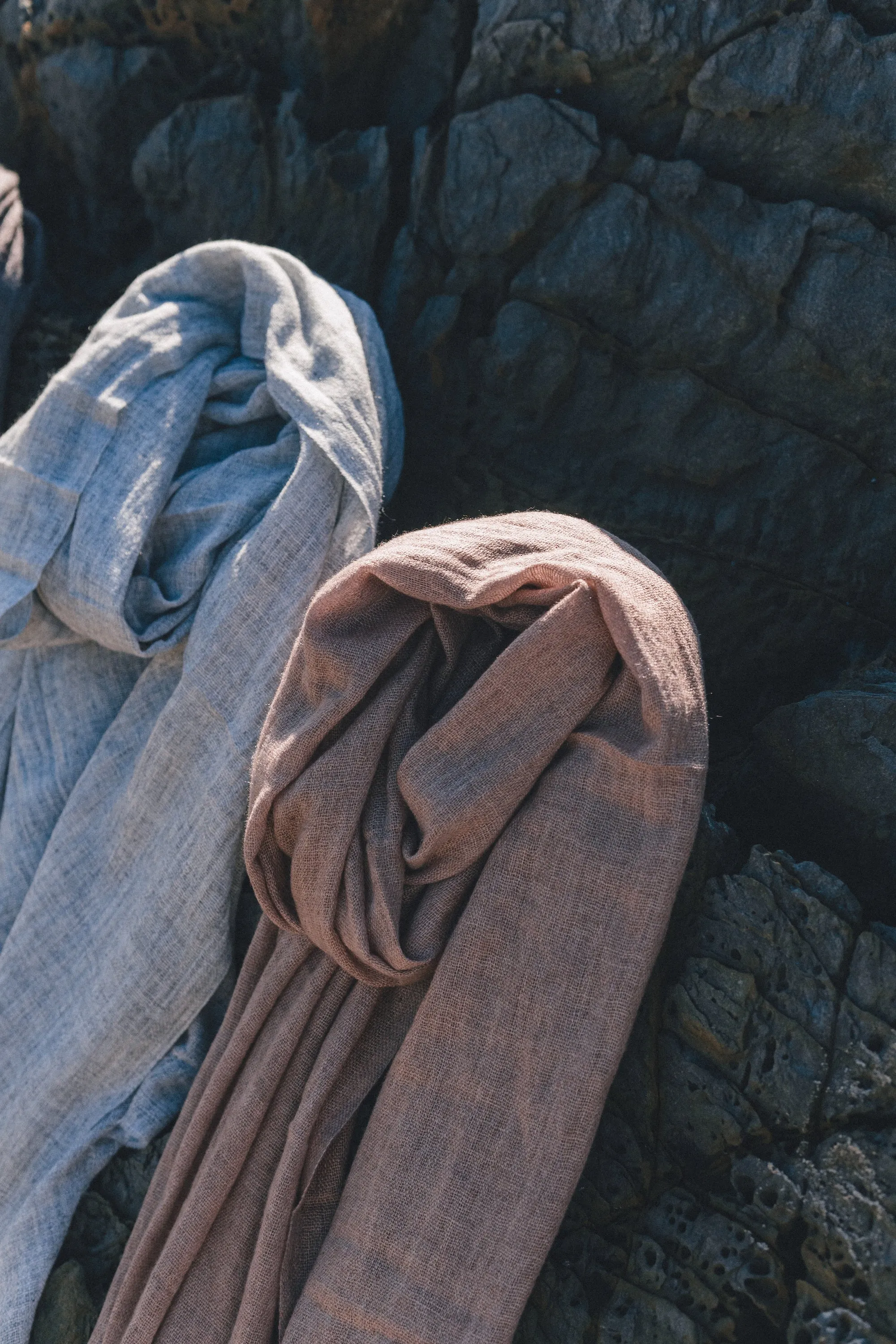 Earthy Sand Colour Cashmere Scarf