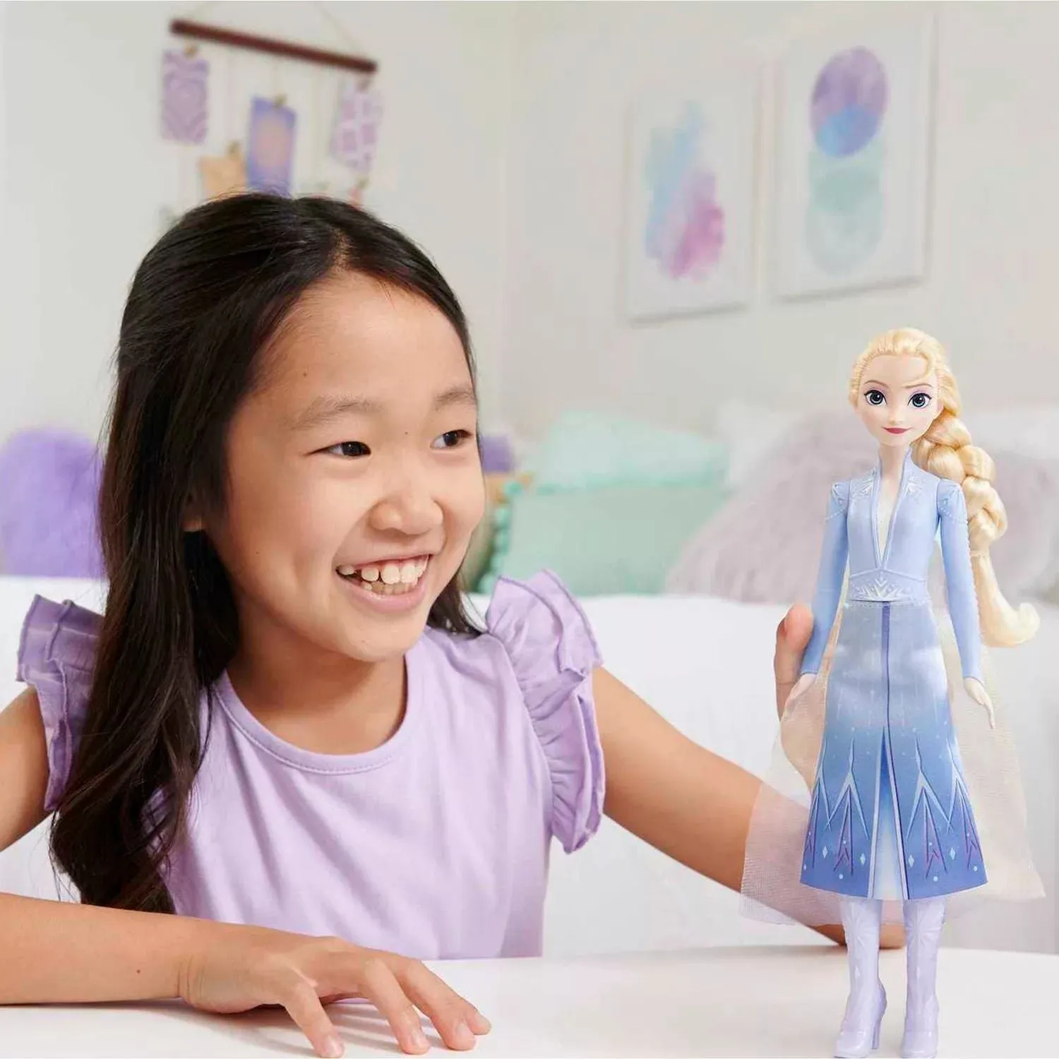 Elsa fashion doll from the cartoon "Frozen 2" from Mattel Mattel