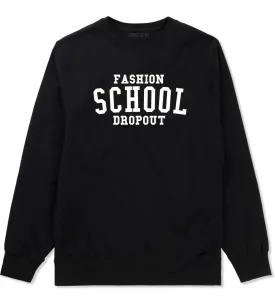 Fashion School Dropout Blogger Boys Kids Crewneck Sweatshirt