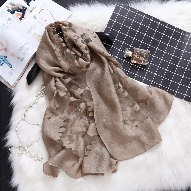 Fashion Silk Scarf Patchwork Bandana Shawl #AS-1