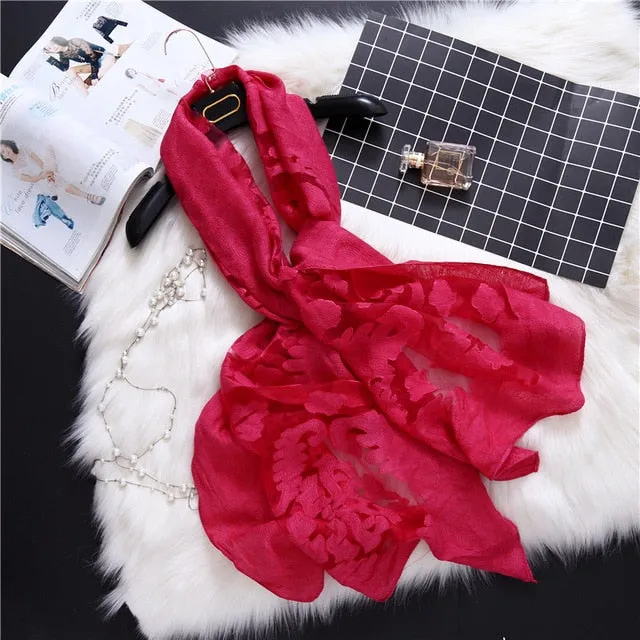 Fashion Silk Scarf Patchwork Bandana Shawl #AS-1