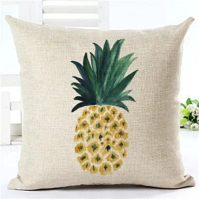 Flamingo Customized Cushion Covers Pineapple Flower Birds Custom Pillows Cover 20Styles Geometry Baby Sofa Decoration Gift