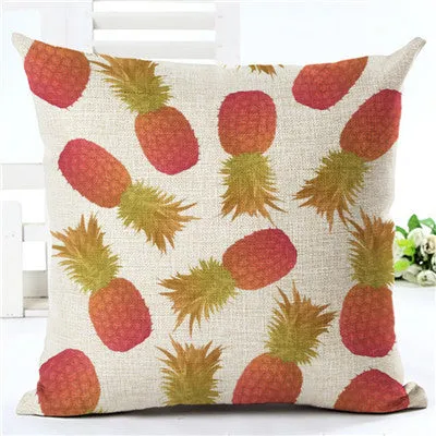 Flamingo Customized Cushion Covers Pineapple Flower Birds Custom Pillows Cover 20Styles Geometry Baby Sofa Decoration Gift