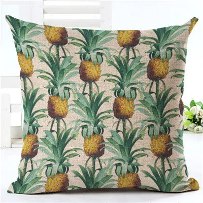 Flamingo Customized Cushion Covers Pineapple Flower Birds Custom Pillows Cover 20Styles Geometry Baby Sofa Decoration Gift