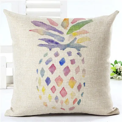 Flamingo Customized Cushion Covers Pineapple Flower Birds Custom Pillows Cover 20Styles Geometry Baby Sofa Decoration Gift