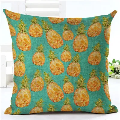 Flamingo Customized Cushion Covers Pineapple Flower Birds Custom Pillows Cover 20Styles Geometry Baby Sofa Decoration Gift