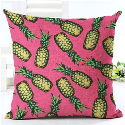 Flamingo Customized Cushion Covers Pineapple Flower Birds Custom Pillows Cover 20Styles Geometry Baby Sofa Decoration Gift