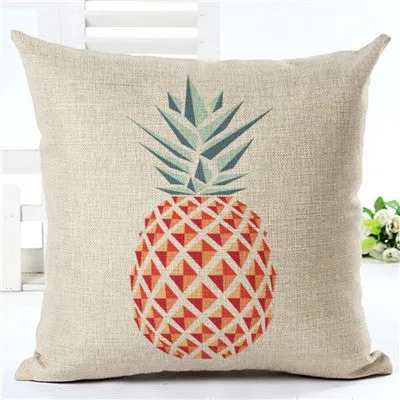 Flamingo Customized Cushion Covers Pineapple Flower Birds Custom Pillows Cover 20Styles Geometry Baby Sofa Decoration Gift