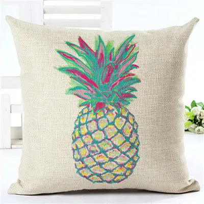 Flamingo Customized Cushion Covers Pineapple Flower Birds Custom Pillows Cover 20Styles Geometry Baby Sofa Decoration Gift