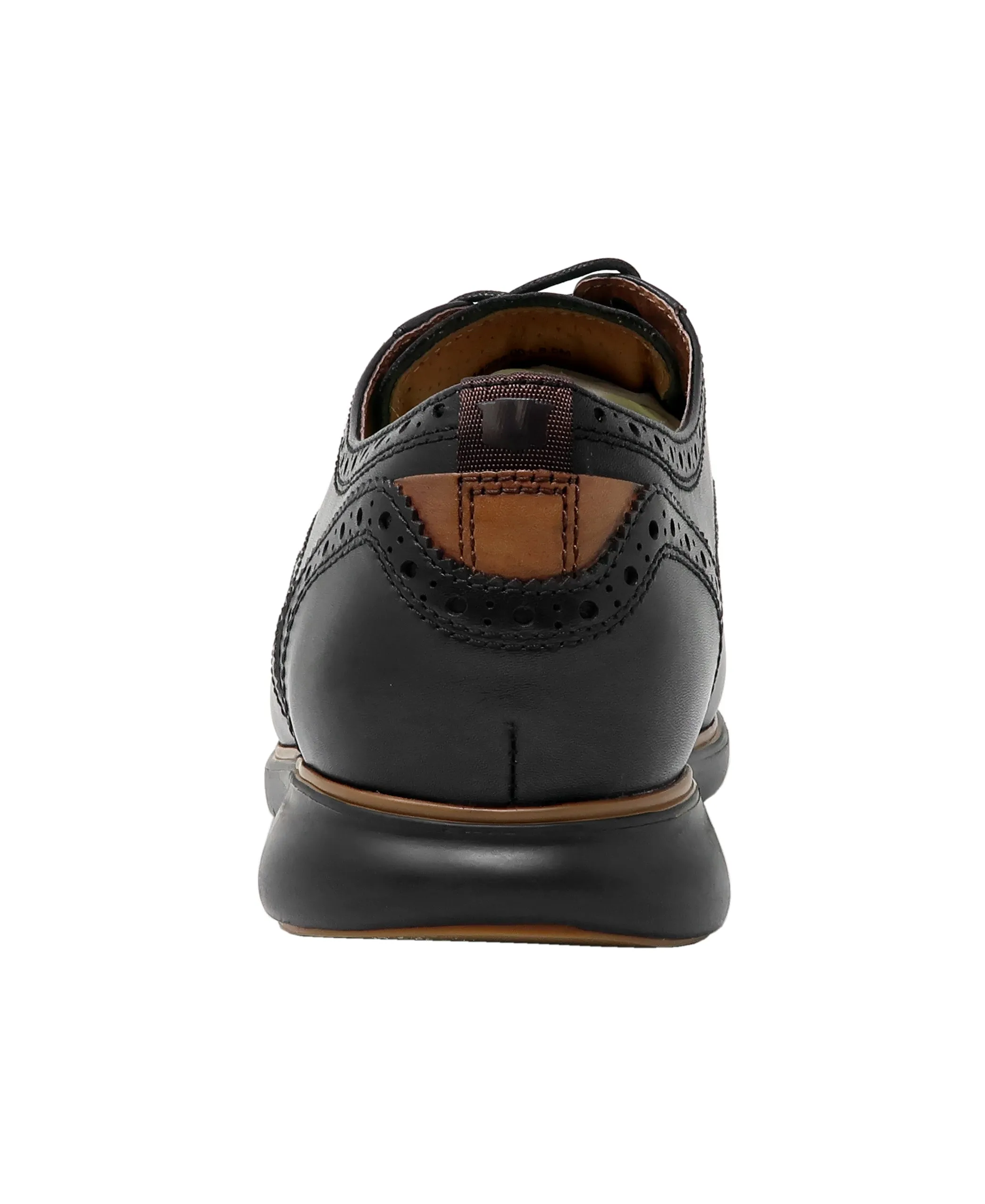 Florsheim Fuel Wingtip OX Black/Black Men's Shoes