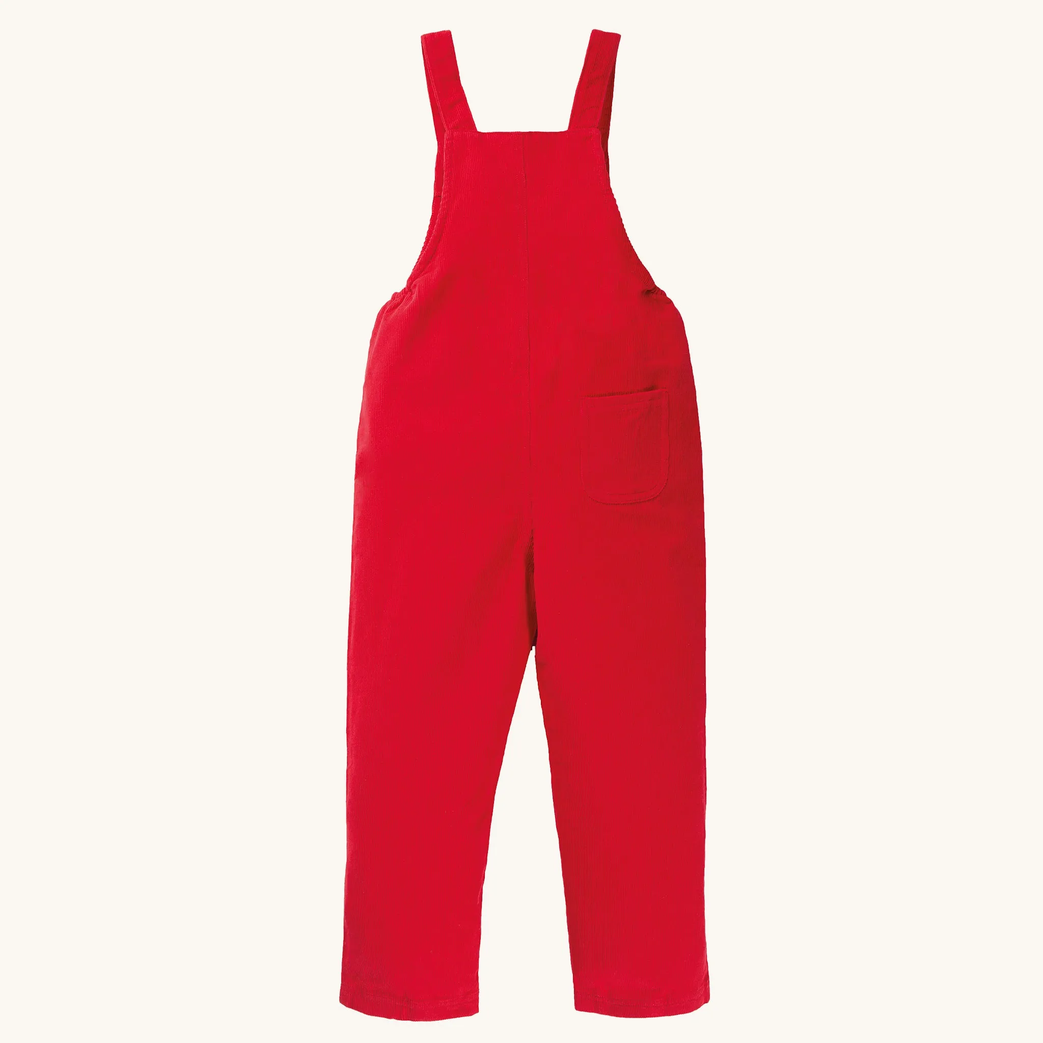 Frugi Babipur Kids Red Cord Dungarees