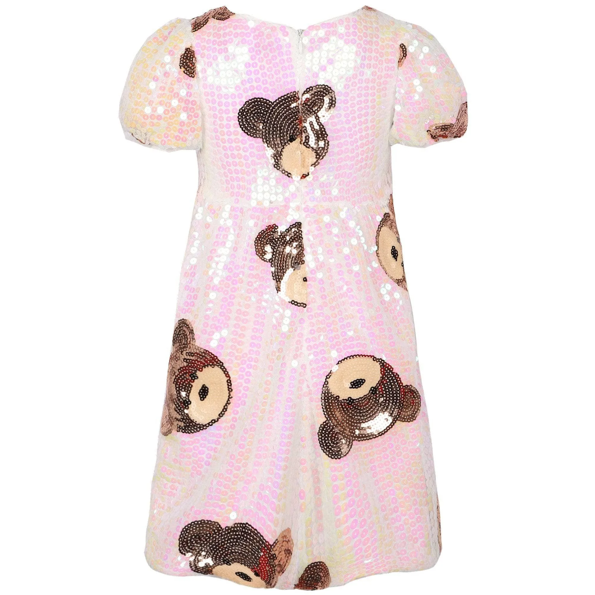 Girls Dresses | Sequin Bear Dress | Lola and The Boys