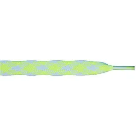 Glow in the Dark Flat 9/16" - Neon Yellow (12 Pair Pack) Shoelaces