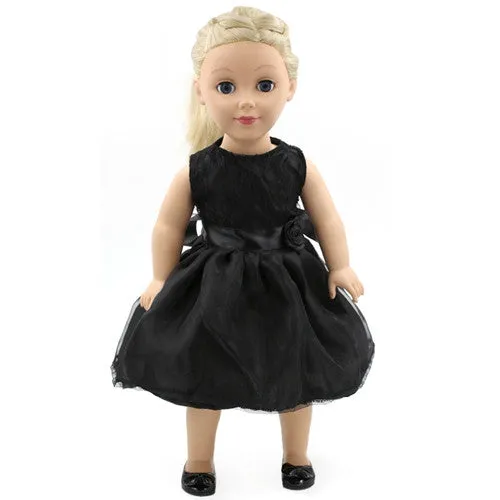 Handmade 15 Colors Princess Dress Doll Clothes for 18 inch Dolls American Girl Doll Clothes and Accessories D-9